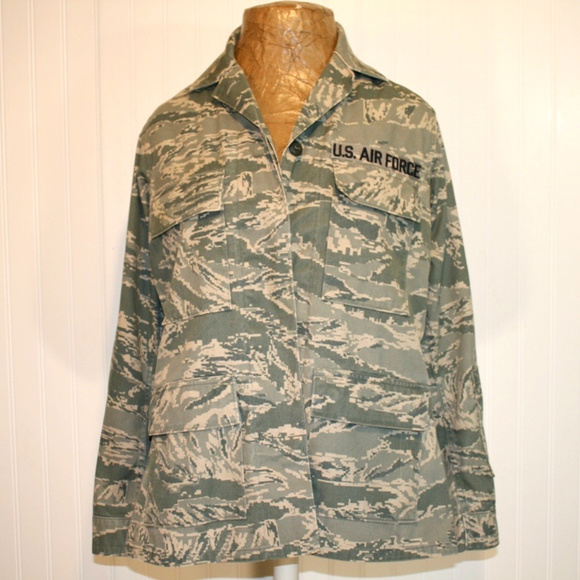 camo Jackets & Blazers - Ladies 8R ABU Air Force Fatigue Jacket Uniform